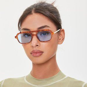 Forever 21 Tortoiseshell Aviator Sunglasses   **AS SEEN ON TIC TOC**